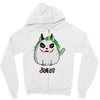 joker the cat Zipper Hoodie