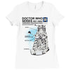 doctor who haynes manual critical dalek Ladies Fitted T-Shirt