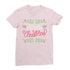 merry christmas Ladies Fitted T-Shirt