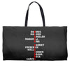 be like the greats vol 2 Weekender Totes