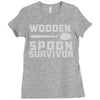 wooden spoon survivor Ladies Fitted T-Shirt