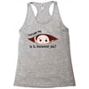 December Peeking Out Baby Girl Racerback Tank