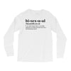 Bisexual Dictionary Long Sleeve Shirts