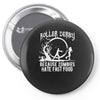 roller derby   zombie Pin-back button