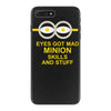new mens womens kids eye got mad minion skills and stuff funny novelty iPhone 7 Plus Case