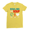 marvelous bowling for soup lunch drunk love Ladies Fitted T-Shirt