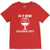 is it wine oclock yet V-Neck Tee