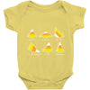 candy corn are triangles Baby Onesie