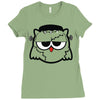 monster owls   frankenstein Ladies Fitted T-Shirt