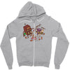 bar fight Zipper Hoodie