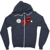 unicorn spidey Zipper Hoodie