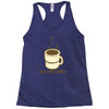 funny retro coffee Racerback Tank
