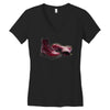 red doc marten skinhead boots, ideal birthday present or gift Women's V-Neck T-Shirt