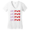 Grl Pwr Women's V-Neck T-Shirt
