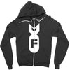 f bomb Zipper Hoodie