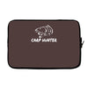 carp hunter pike angler fishing new Laptop sleeve