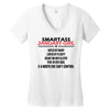 Smartass January Girl Women's V-Neck T-Shirt