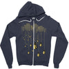 city made bulb Zipper Hoodie
