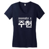 Monsta X Women's V-Neck T-Shirt