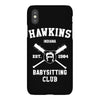 hawkins babysitting club indiana mike dustin eleven demogorgon strange iPhoneX Case