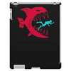 monster fish eats diver iPad 3 and 4 Case
