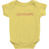 i love you but if zombies cgase us i'm tripping you Baby Bodysuit