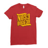 nose digger Ladies Fitted T-Shirt