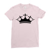 Queens Are Born In February Back Ladies Fitted T-Shirt