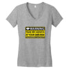 at your own risk Women's V-Neck T-Shirt