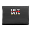 love make you fall apart Accessory Pouches