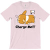corgi cute puppy low battery charge me T-Shirt