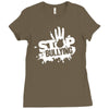 stop bullying Ladies Fitted T-Shirt