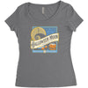 halloween moon Women's Triblend Scoop T-shirt
