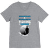 Granddad &amp; Grandson Fishing Partners For Life V-Neck Tee