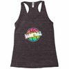 neon basketball Racerback Tank