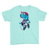 dog biker Youth Tee