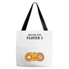 Waiting for Player 3 Gamer Tote Bags