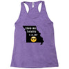 missouri eclipse   show me totality Racerback Tank