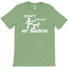 don't touch my simson  fun ddr motorrad tuning simi s51 50 fan T-Shirt