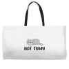 Cat Says Not Today Weekender Totes