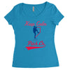 keep calm and pitch on Women's Triblend Scoop T-shirt