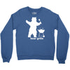bear grills bbq funny Crewneck Sweatshirt