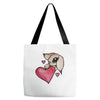 bunny rabbit love Tote Bags