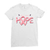 breast cancer hope Ladies Fitted T-Shirt