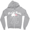 pi a la mode Zipper Hoodie