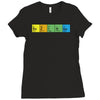 bazinga periodic table funny funny birthday present gift Ladies Fitted T-Shirt
