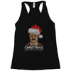 ron swanson christmas Racerback Tank