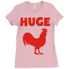 huge cock Ladies Fitted T-Shirt