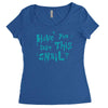 have you seen this snail Women's Triblend Scoop T-shirt