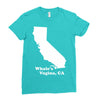Whale's Vagina CA Ladies Fitted T-Shirt